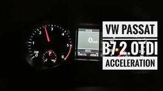 Passat b7 2.0TDI 140ks acceleration 0-100km/h