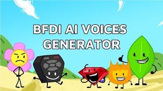 Clone BFDI AI Voices Using The Best BFDI AI Voices Generator!