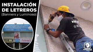 INSTALACIÓN DE LETREROS