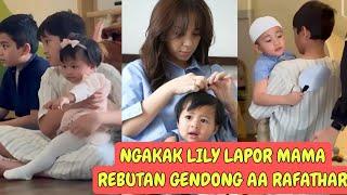 LUCU BANGET BABY LILY ‼️ REBUTAN GENDONG AA RAFATHAR RAYYANZA KALAH