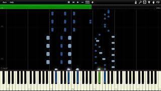 Initial D - Night of Fire (Easier) Synthesia Piano Tutorial