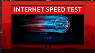 How To Test Internet Speed With Linux Terminal