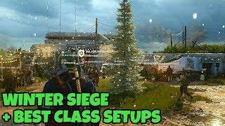 WINTER SIEGE + MY CLASS SETUPS! (COD WW2)