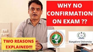 VTU updates today |ALL UNIVERSITY|Why no confirmation on exam explained !!!