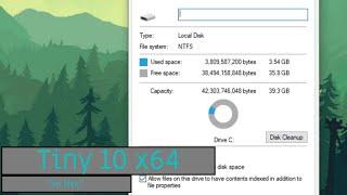 Tiny 10 x64 (+Download) - Windows 10 Lite