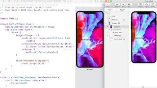 Design Animated iOS Wallpaper in SwiftUI and Kite