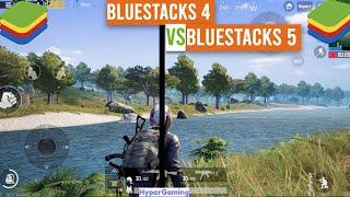 BlueStacks 4 vs BlueStacks 5 PUBG Mobile Benchmark Test | Which Android Emulator Is Best