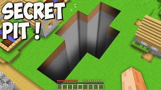 What is HIDDEN inside SUPER SECRET PIT in Minecraft? I found THE DEEPEST RARE TUNNEL!