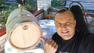 Mulberry Wooden Barrel DIY | From Log to Barrel | How to make a wooden barrel with your own hands