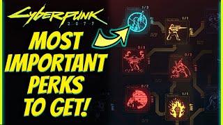 CYBERPUNK2077 | BEST RECOMMENDED PERKS FOR ALL BUILDS | Most Useful and Valuable Perks Guide