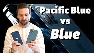 iPhone 12 Pro PACIFIC BLUE VS BLUE!! (What is the BETTER BLUE?!)