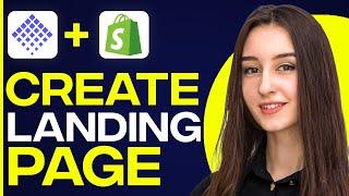 How To Create A Shopify Landing Page On Pagefly