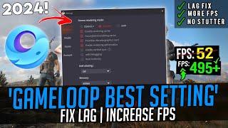 Gameloop Best Settings For PUBG Mobile 2024 | Gameloop Emulator Best Settings For Low End Pc