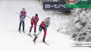 Удивительная женская эстафета по лыжным гонкам! 5.12.2021
