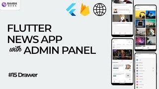 Flutter News App | Drawer UI | Flutter News App with Admin Panel Firebase | Flutter News App UI