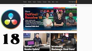 Davinci Resolve 18 How to Upgrade Resolve 18 from Resolve 17 for Free