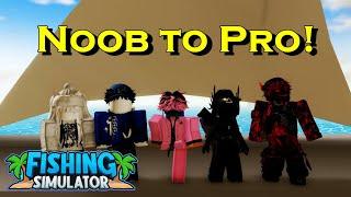 Noob To Pro! Best Way To Get Coins Fast |Roblox: Fishing Sim|