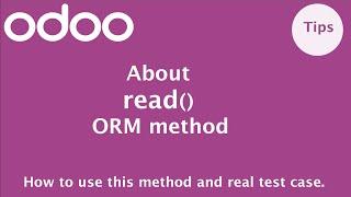 How to use read method in Odoo | Odoo ORM Methods