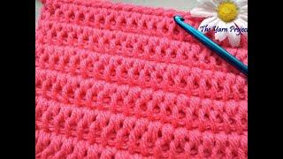 Very Soft Design ~ Learn with Ease ~ Tunisian Crochet Pattern