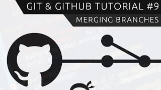 Git & GitHub Tutorial for Beginners #9 - Merging Branches (& conflicts)