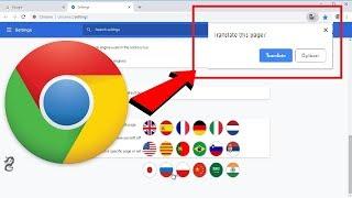 How to Turn translation on or off for all languages in chrome