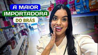 FUI NA MAIOR IMPORTADORA DE MAQUIAGEM DO BRÁS / TUDO BARATO 