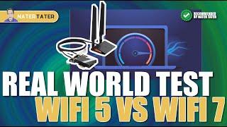 Boost Your WiFi Speed! Real World Test: WiFi 7 PCIe Card vs WiFi 5 & Ethernet