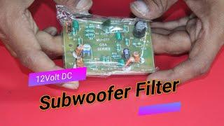How to Connect Subwoofer Filter or Low Pass Filter with any amplifier Board