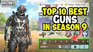 Top 10 Best Guns in Season 9 Cod Mobile #codm