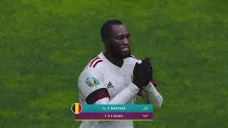 Belgium vs Russia - Euro 2020 2021 | PES 2021 Gameplay 4K [Peter Drury]