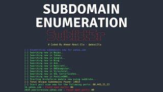 Passive Recon - Subdomain Enumeration With Sublist3r