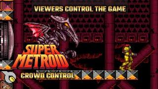 Super Metroid VARIA Randomizer w/Crowd Control | Viewers Control the Game! | Live Full Playthrough