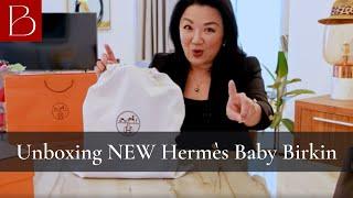 RARE HERMES BABY BIRKIN | Neutral Colour Unboxing 2021 | I love this Brand *watch before you buy*