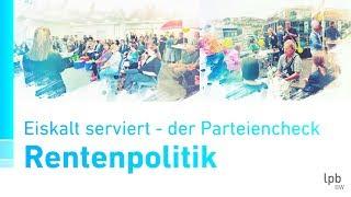 Parteiencheck zur Rentenpolitik