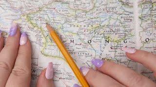 ASMR ~ Bayankhongor & Bayan-Ölgii, Mongolia History & Geography ~ Soft Spoken MapTracing GoogleEarth