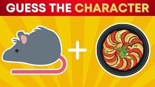 Guess the Movie Character by Emoji Quiz! | Ft. Ariel, Nemo, Linguini, Lightning Mcqueen