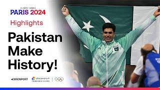 Arshad Nadeem wins first ever individual gold medal for Pakistan at Paris Olympics  | #Paris2024