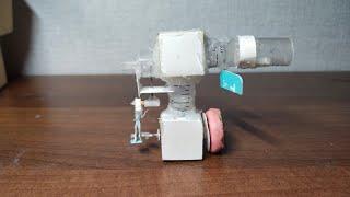 Pneumatic engine from paper/пневматический двигатель из бумаги