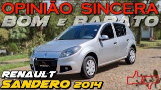 Renault SANDERO 2014 - Bom CARRO BARATO? Vale a pena? Preço, consumo, problemas, avaliação completa!