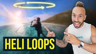 Multiple Heli Loops - Advanced Kitesurfing Tutorial