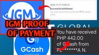 IGM PROOF OF PAYMENT Nov.17, 2022 /Rikzone Videos