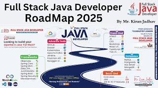 Full Stack Java Developer RoadMap 2025 | By Mr. Kiran Jadhav