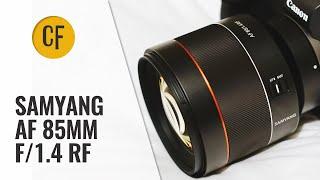 Samyang AF 85mm f/1.4 lens - Canon RF version - review with samples