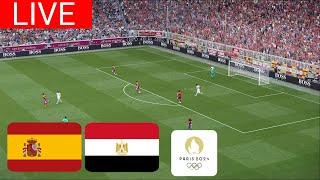 LIVESpain U23 vs Egypt U23 | Paris Olympics 2024 | Full Match Live Stream | eFootball PES 21