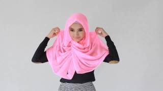 Tutorial Hijab Simple Drapped Style