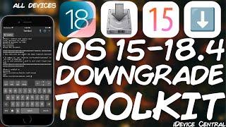 iOS 15.0 - 18.4 x8A4 DOWNGRADE Support Tool RELEASED For All Devices! An All-in-One Tool!