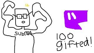 TSM FTX Subroza gifted me 100 SUBS... So I did this... 