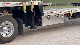 2021 Dorsey 53x102 Drop Deck Trailer - Sliding Rear Axle, Ramps, Ladder, Straps, Winch Bar