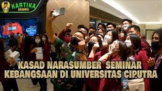 ⁣Kasad Narasumber Seminar Kebangsaan di Universitas Ciputra⁣⁣ | Kartika Channel