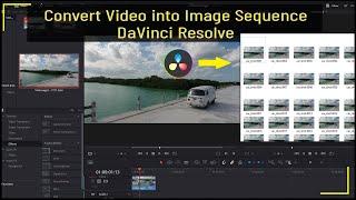 Davinci Resolve - Convert Video Into Image Sequence | Convert Video To Image Sequence